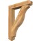 Ekena Millwork Funston Arts and Crafts Rough Sawn Bracket w/ Offset Brace, Western Red Cedar, 6"W x 30"D x 38"H BKT0604X30X38FST03RWR - alternate 1